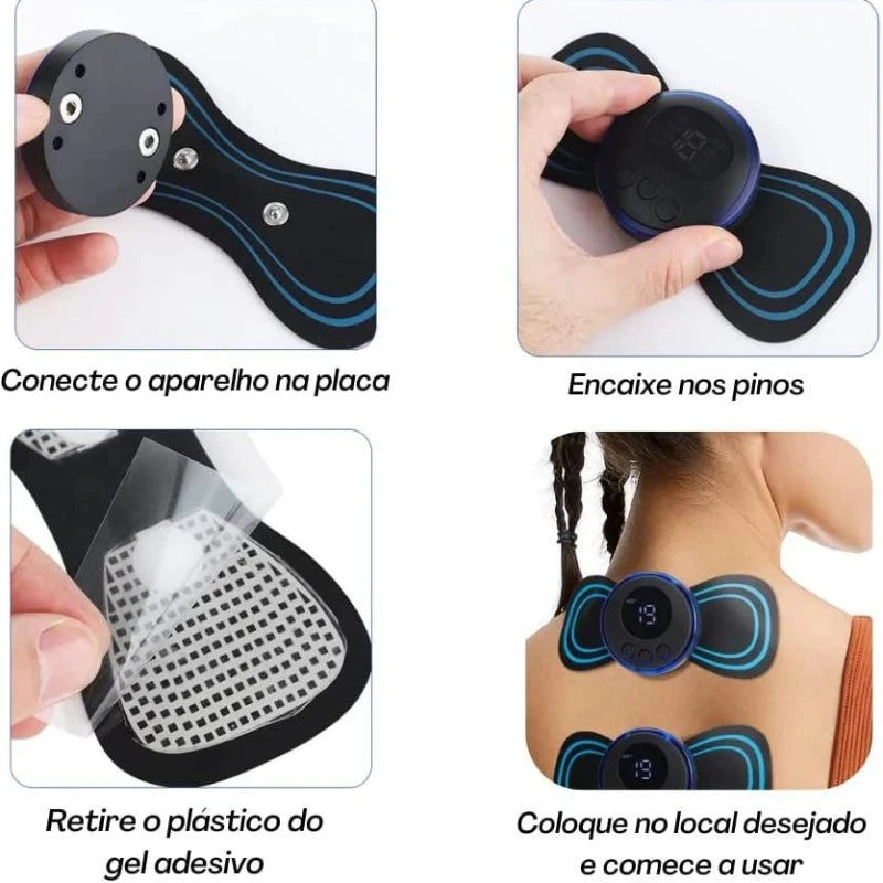 Mini Massageador Eléctrico Portable