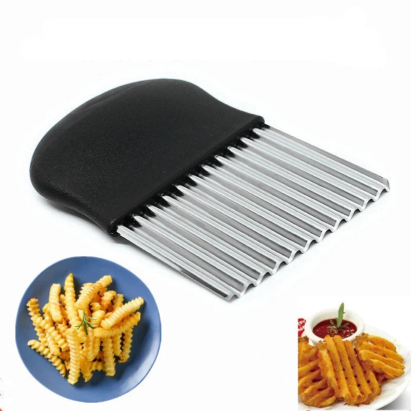 Fatiador de batata em aço inoxidável, Potato Chip Slicer